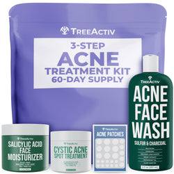 TreeActiv 3-Step Acne Treatment Kit