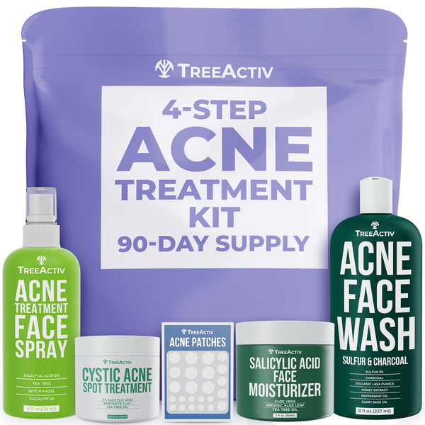 TreeActiv 4-Step Acne Treatment Kit