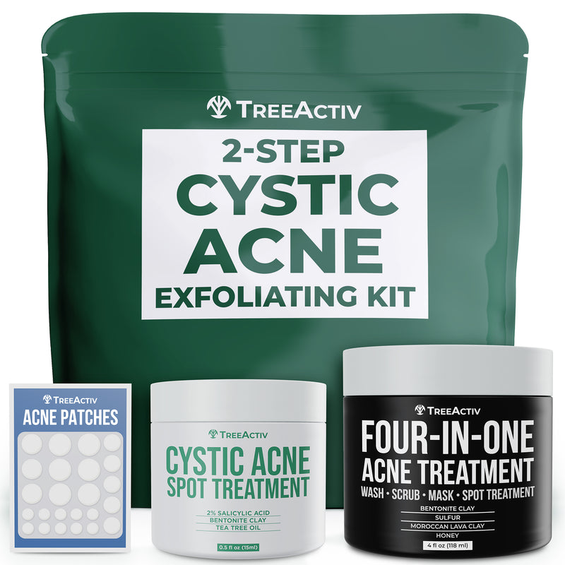 TreeActiv 2-Step Cystic Acne Exfoliating Treatment Kit