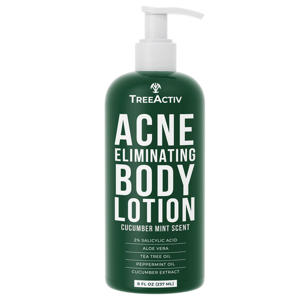 Acne Eliminating Body Lotion, Cucumber Mint