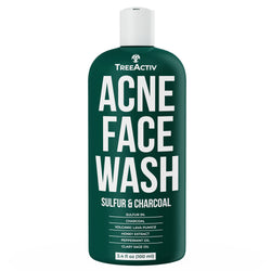 TreeActiv Charcoal Acne Exfoliating Face Wash